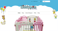 Desktop Screenshot of kiddygem.com